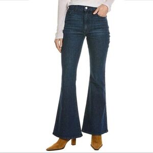 Hudson Heidi High Rise Flare Jeans Dark Blue Sakura Size 30